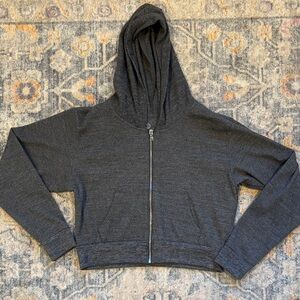 Gilly Hicks/Hollister cropped Zip-Up Hoodie